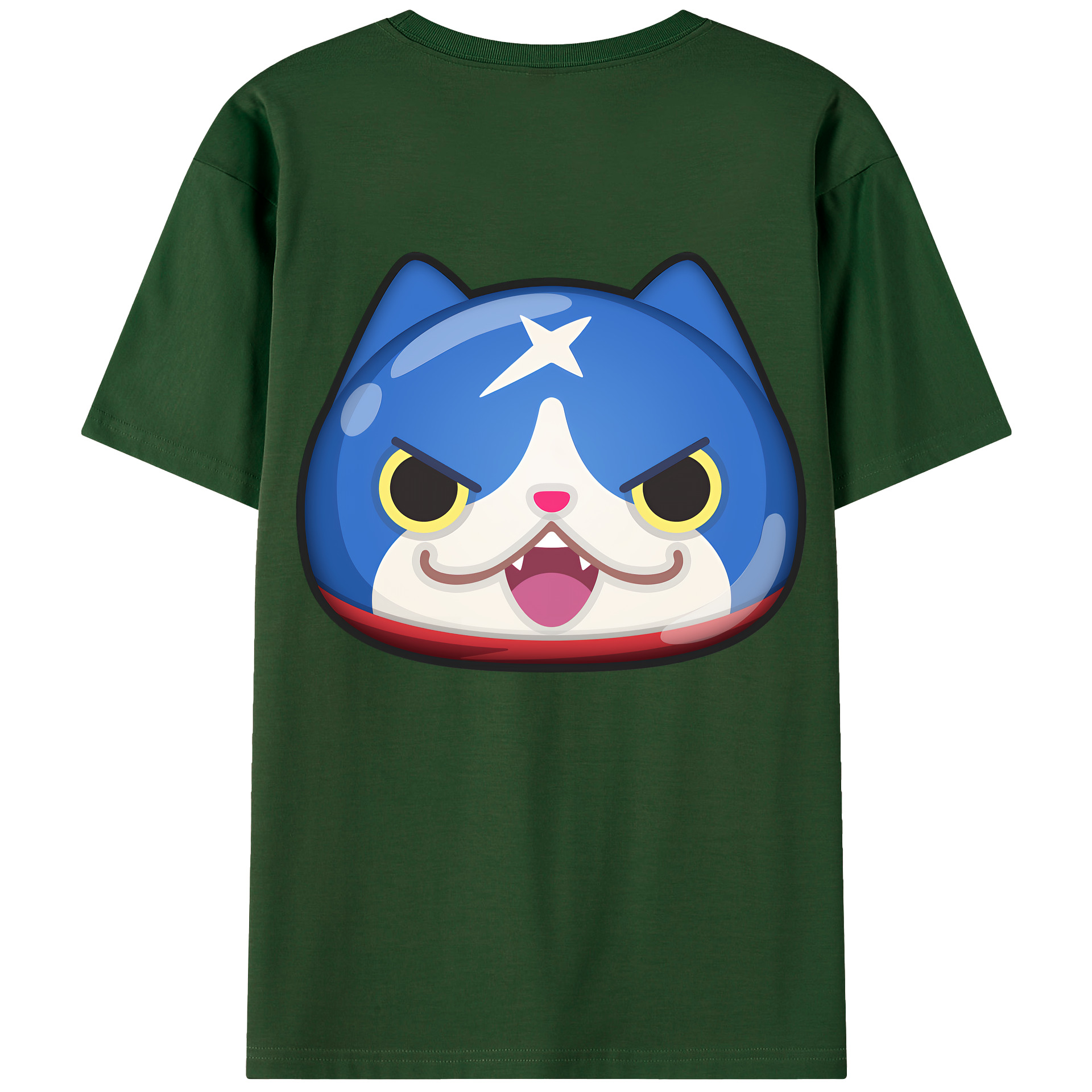 （画像用） 妖怪ウォッチ Yo-kai Watch 綿100％半袖Tシャツ（背面プリント）